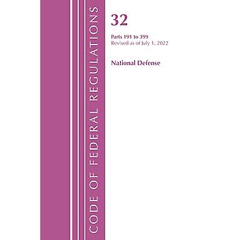 Código de Regulamentos Federais, Título 32, Defesa Nacional, 191-399, Revisado como O - Escritório do Registro Federal