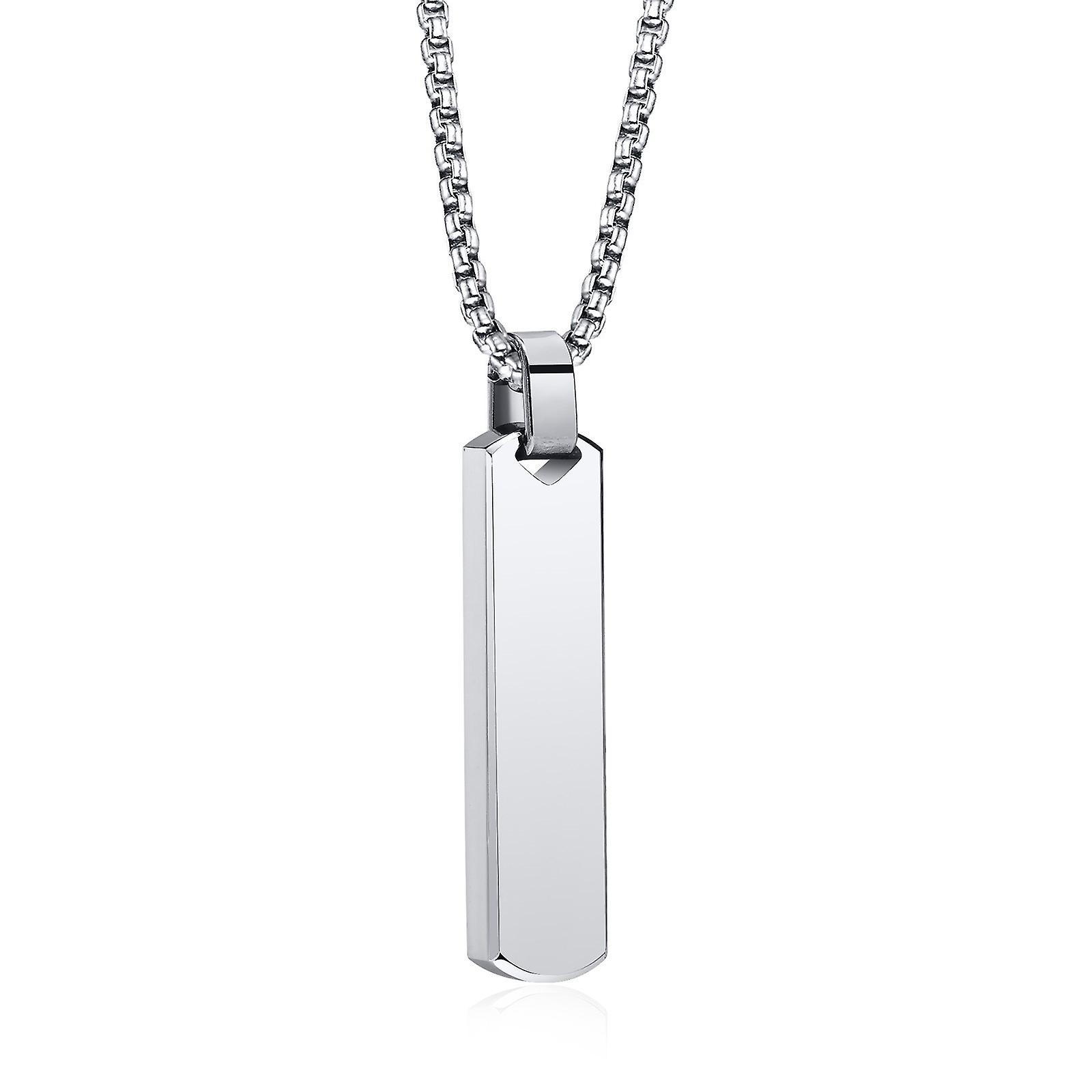 Simple Square Pendant Necklace
