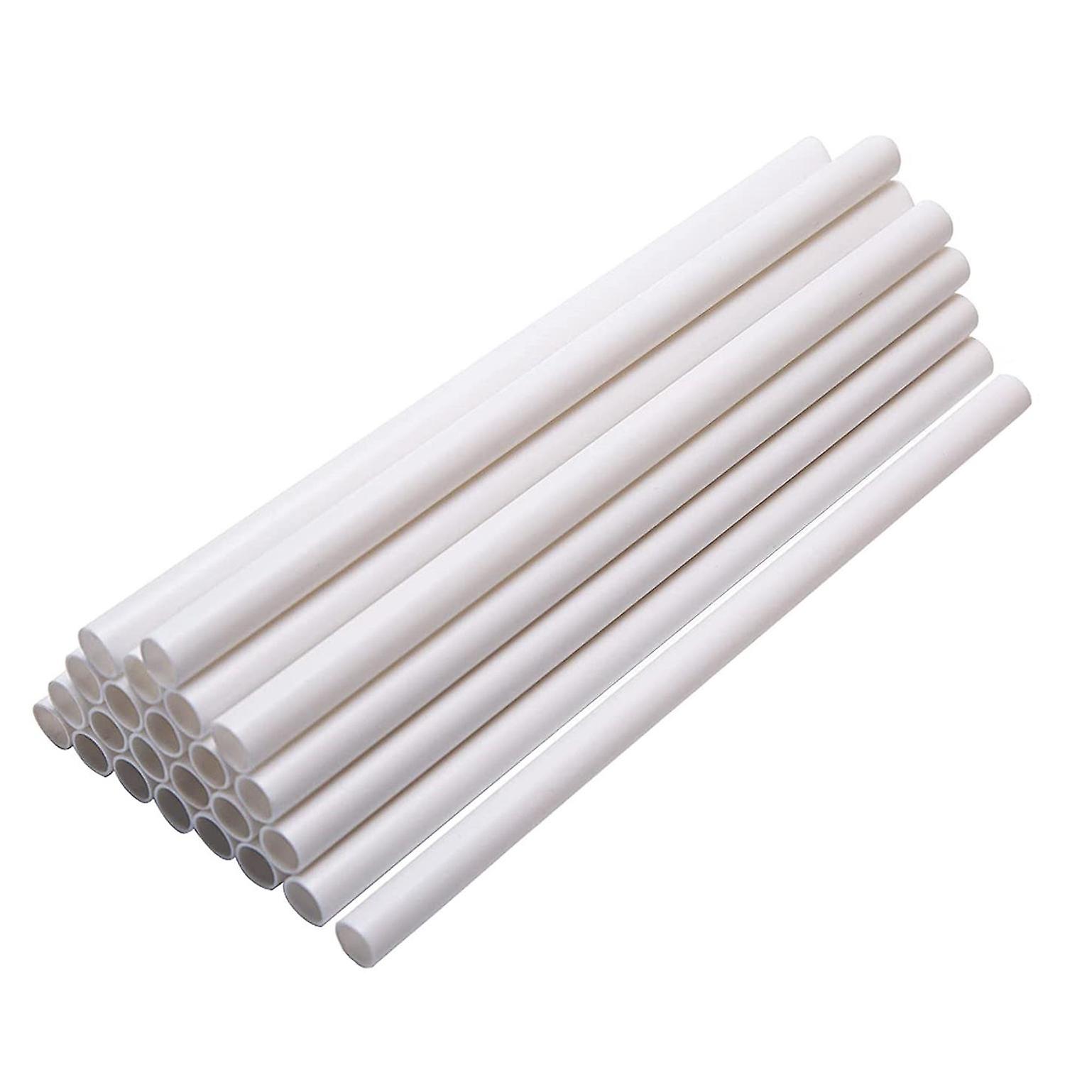 ZHOUBA 24Pcs/Set Sturdy Smooth Surface Cake Support Rod Plastic Stable Food-grade Cake Support Stick