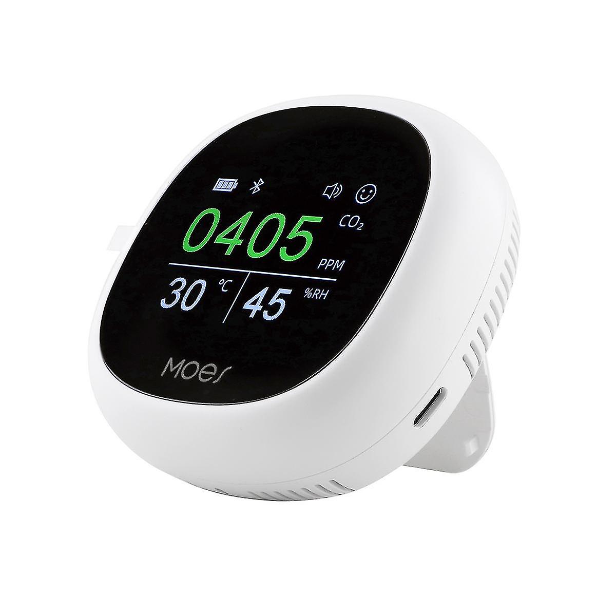 Smart 3 In 1 Carbon Dioxide Air Quality Monitor Detector Temperature Humidity Sensor Portable Mete