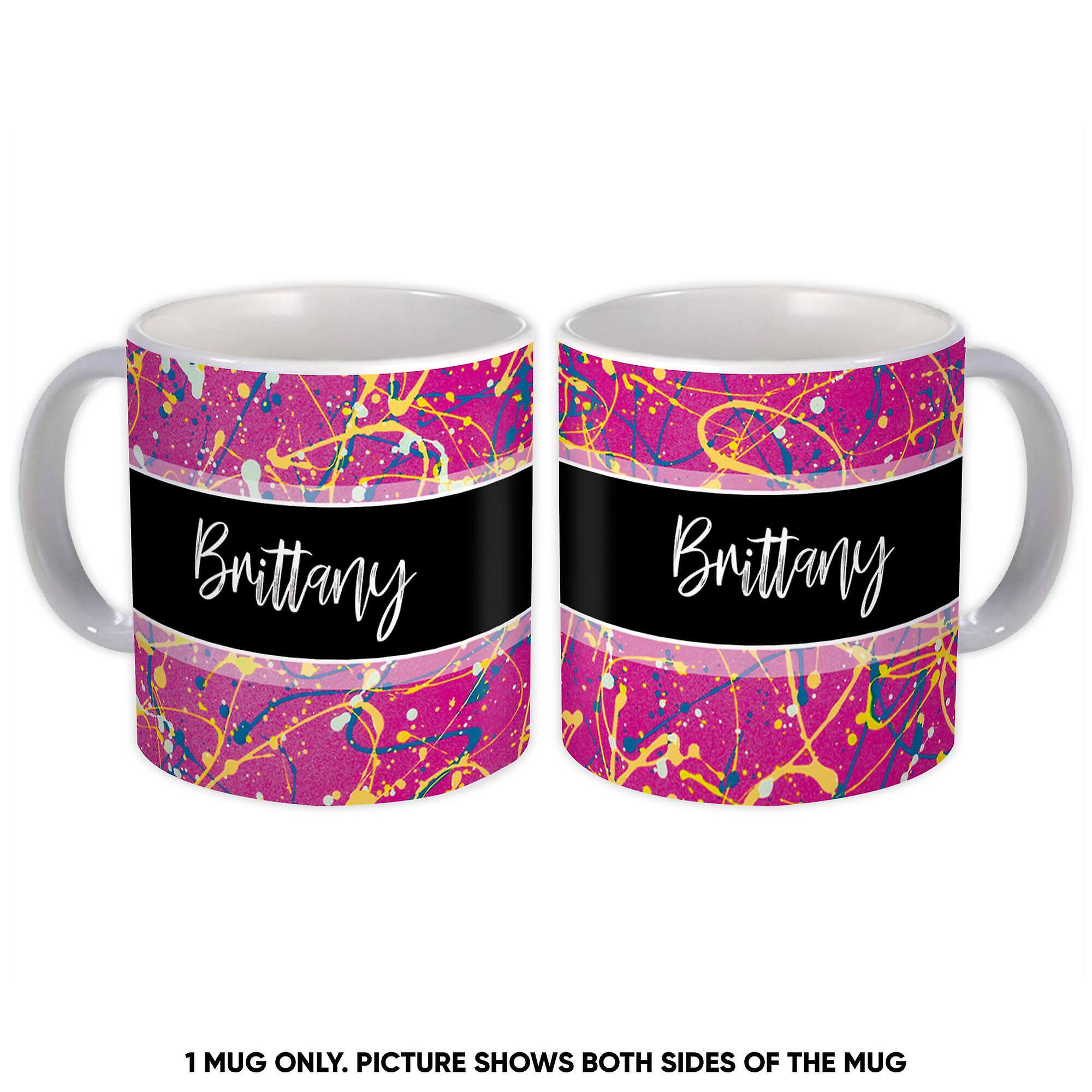 Gift Mug: Paints Blots Pattern Abstract