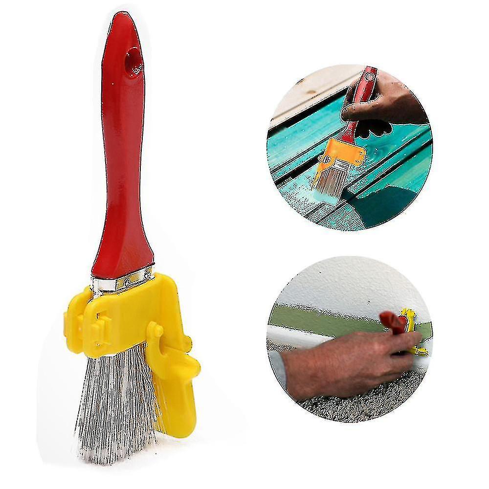 Variety Angle Paint Edger Tool Handheld Paint Roller Brush Kit Indoor Outdoor For Wall Ceiling