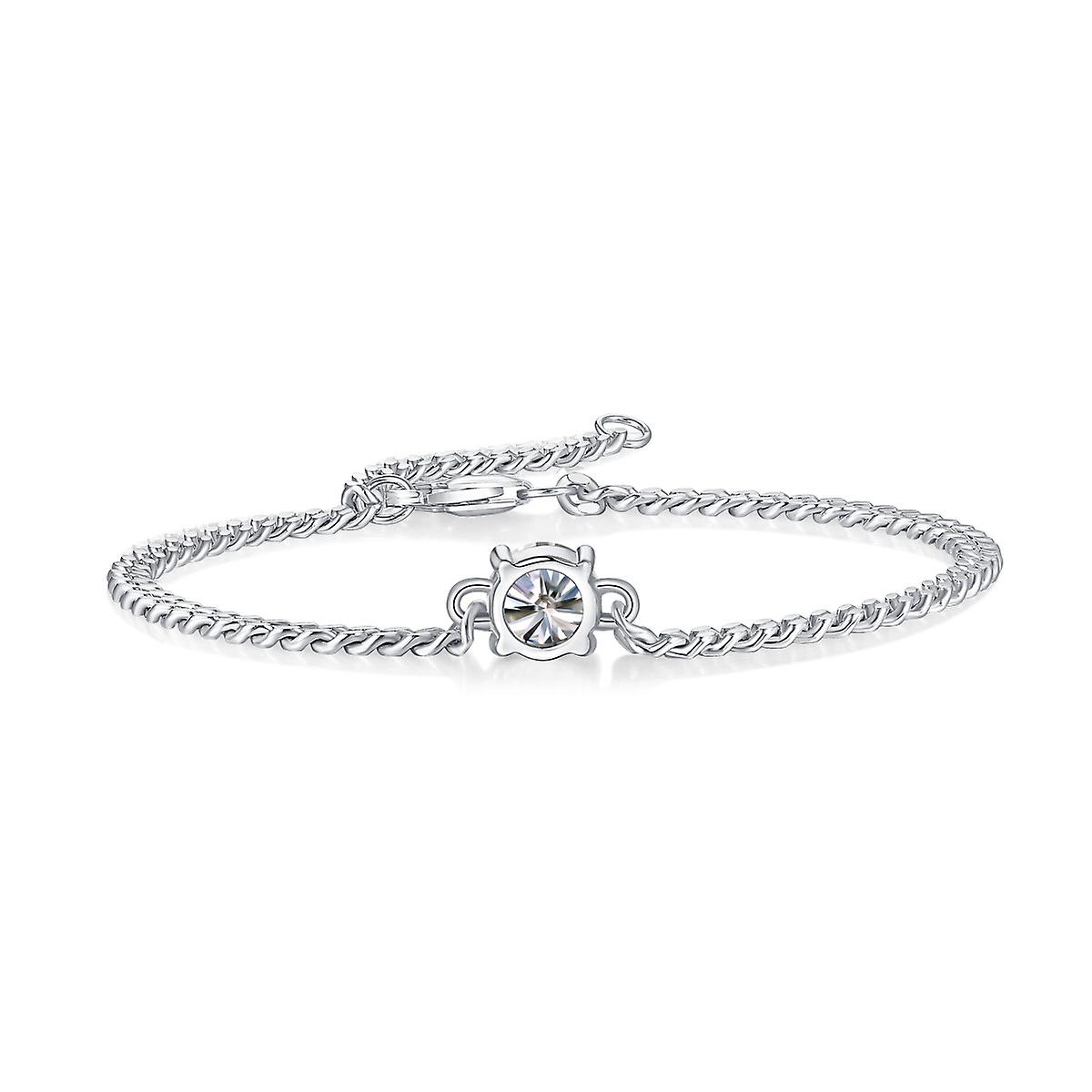 S925 Silver Moissanite Bracelet