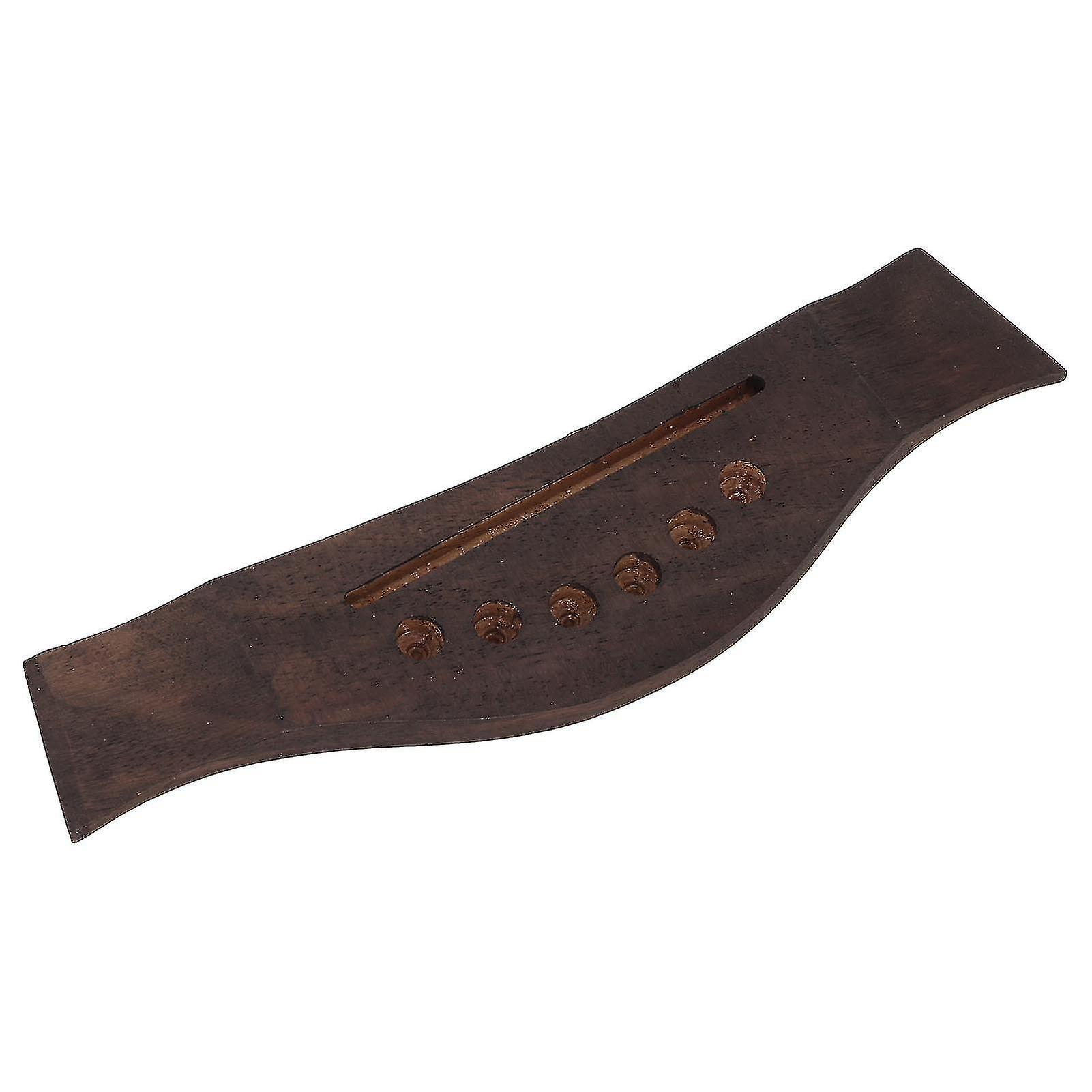 Akustisk Gitarr Bro Delar Set Rosewood Sadel Mutter Pins Ändstift