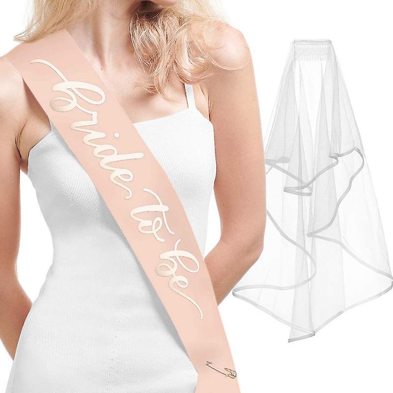 Bachelorette Party Decorations Kit Bride to Be Sash Bridal Shower Supplies