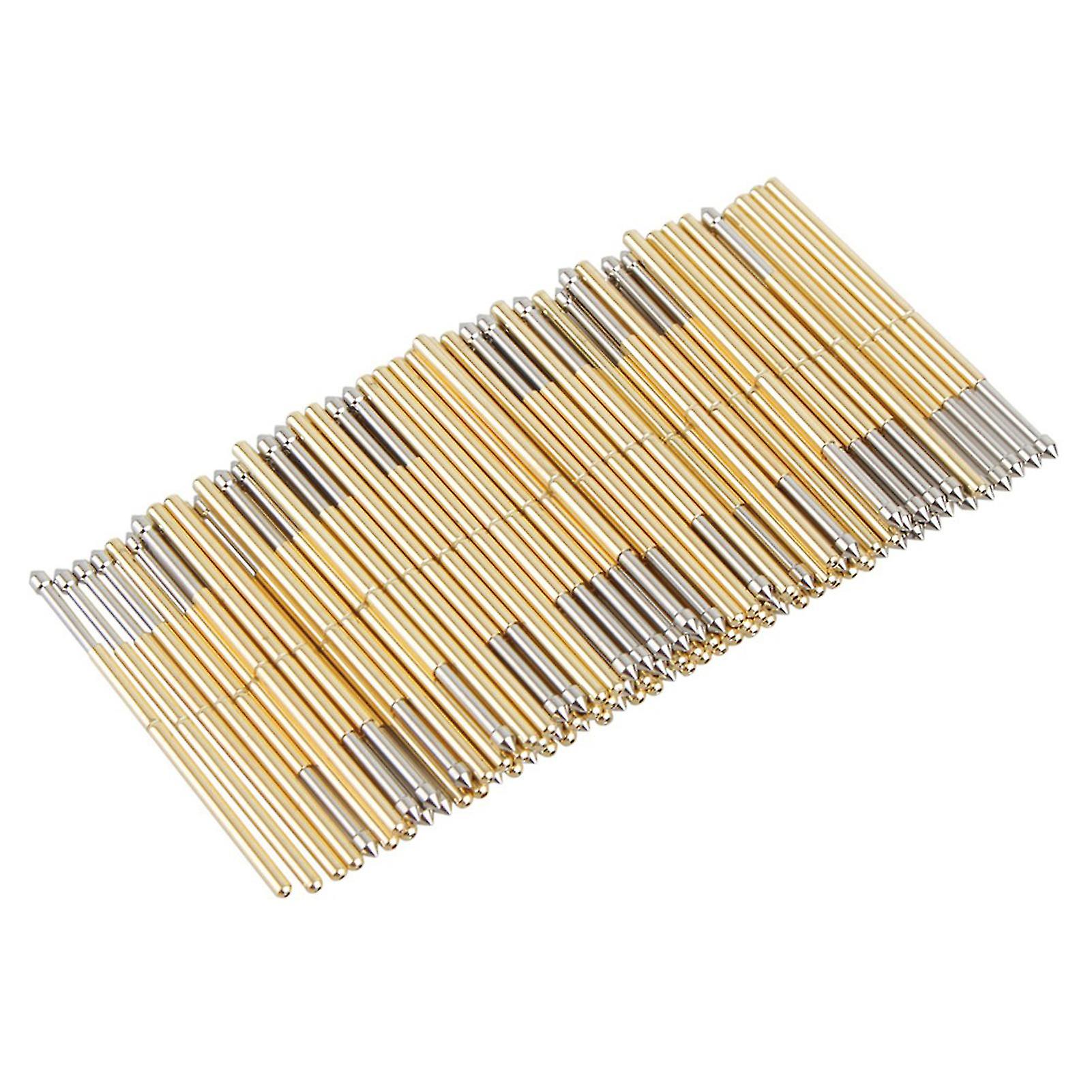 100pcs P100-E2 Spring Test Probe Pogo Pin 3A Current PCB Testing Cone Contact Tools for Electronics Testing