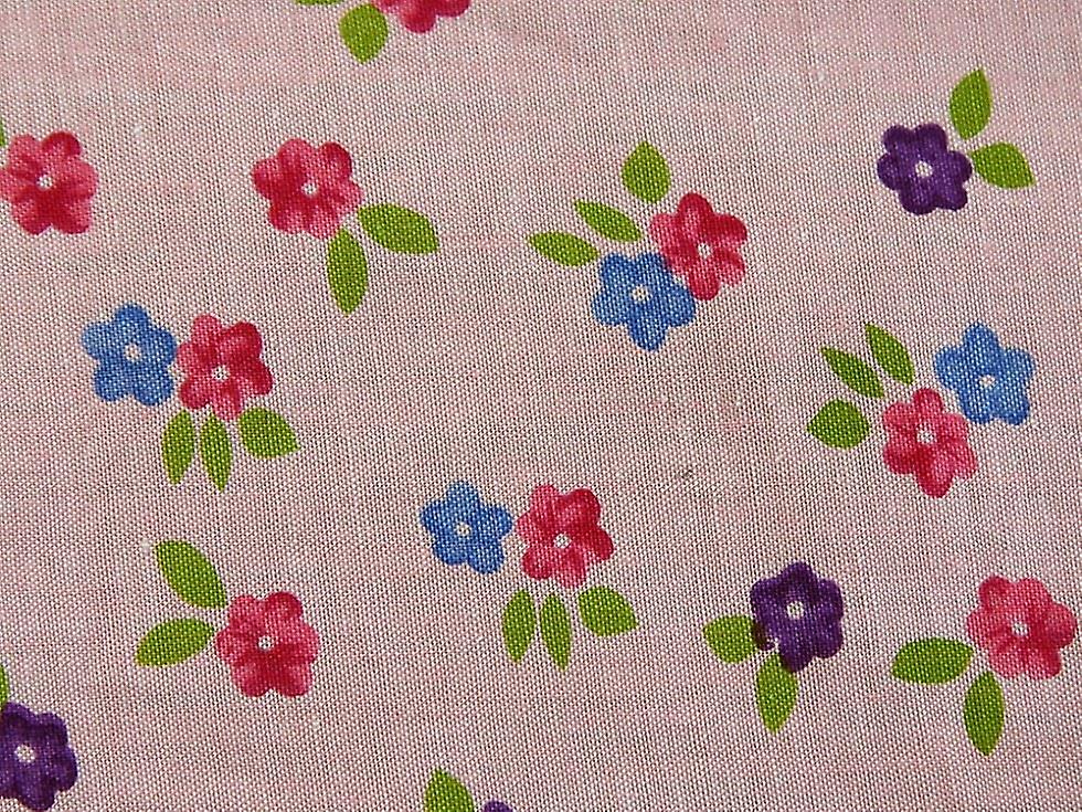 Minerva 100% Cotton Fabric Pink - per metre