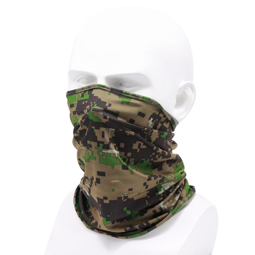 Unisex καμουφλάζ εκτύπωση Sunproof Summer Outdoor Cycling Bandana Face Cover Κασκόλ