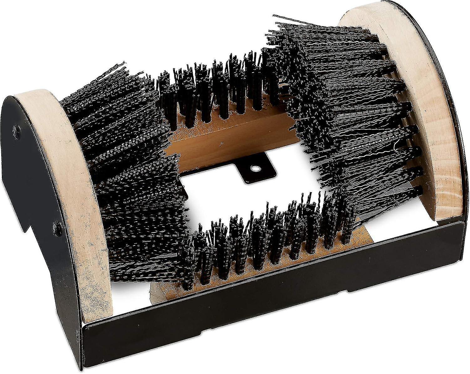 Black/plain Shoe Brush, All Around, Boot Scraper, For Outdoors, Sturdy Bristles, Floor Attachment