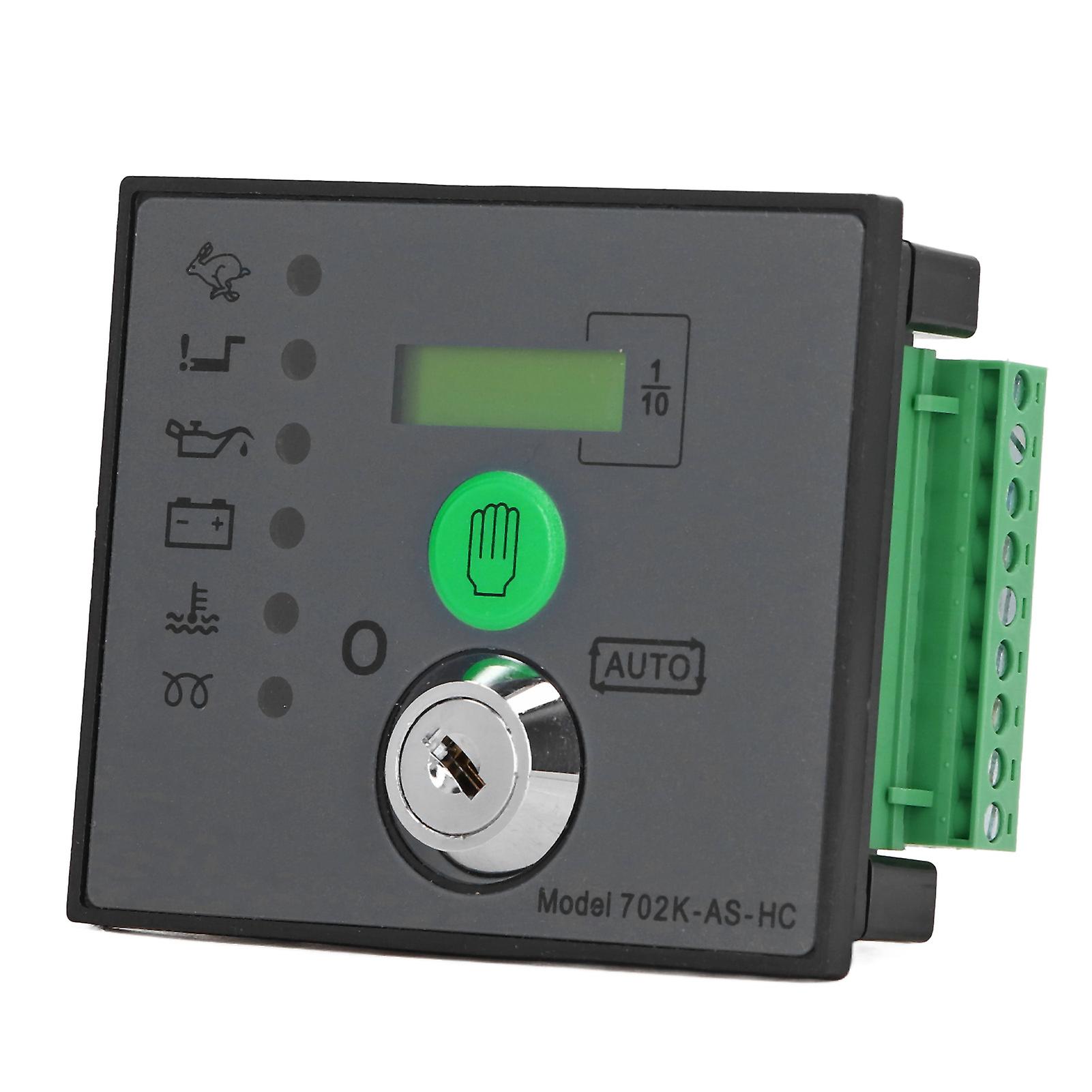 Generator Control Module Auto Start LED Indicator LCD Screen Genset Controller 8‑35VDC 