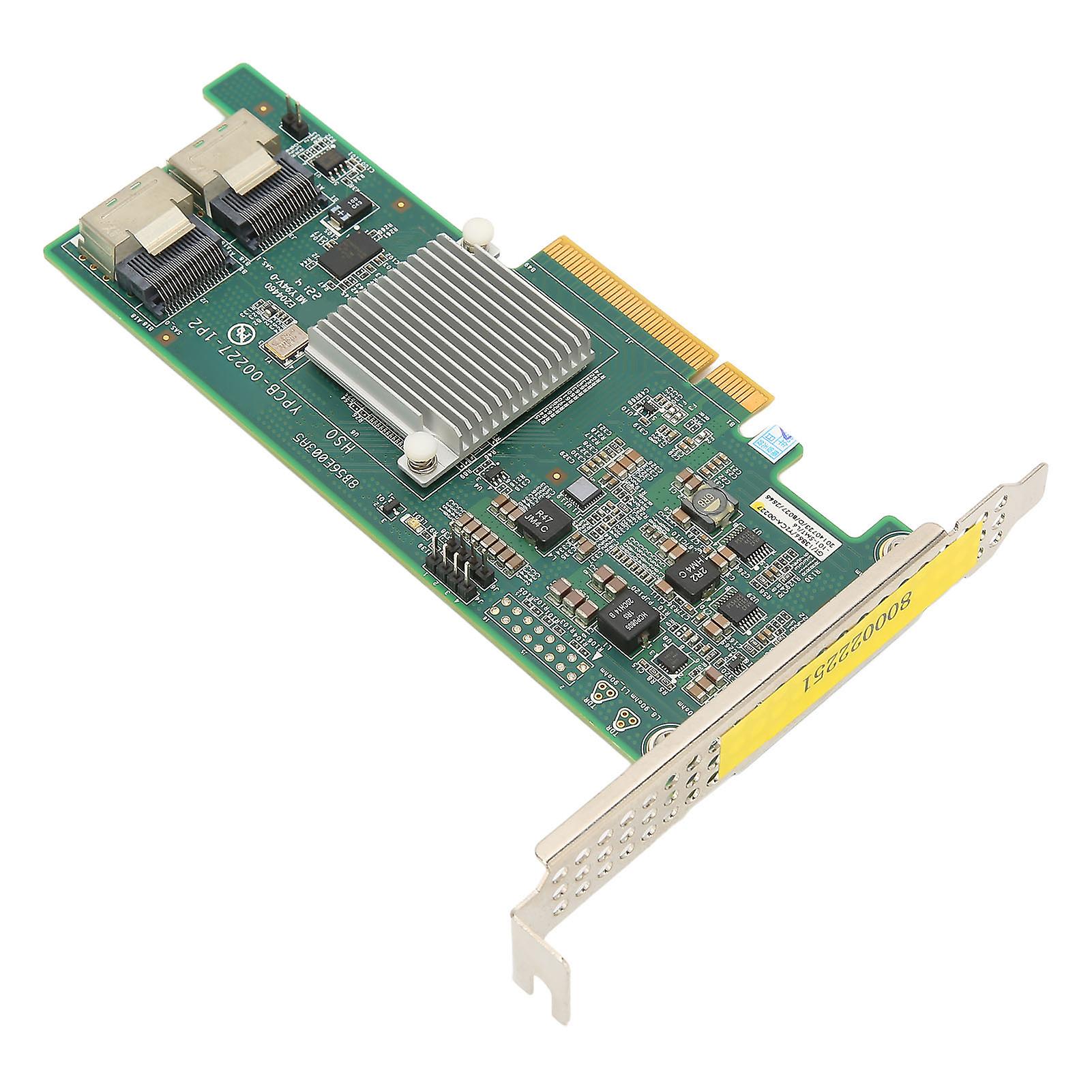 PCI E X8 Array Card SAS2308 6G 2 SAS Mini Interface Support 16T Disk HBA Disk Array Card for Databases Server Disks