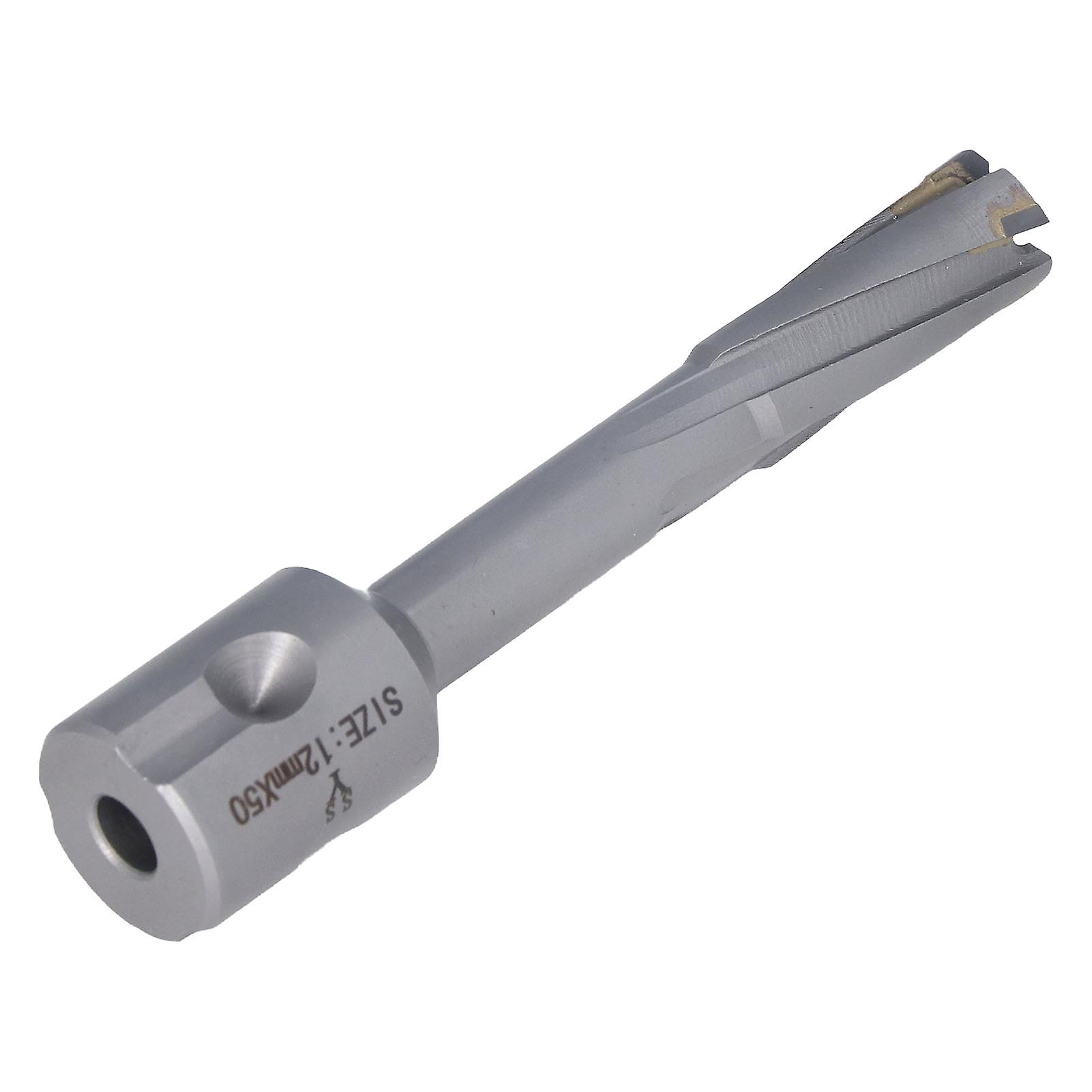 Annular Core Drill Bit 50mm Depth Efficient Precise Cutting 40CR Carbide Hollow Core Drill Bit 12mm/0.47in 