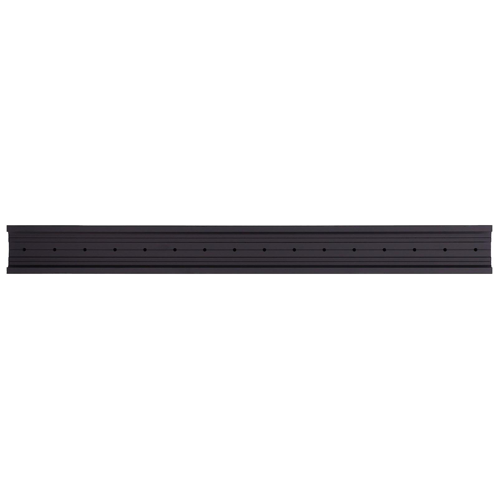 Linear Rail Slide Guide Aluminium Profiles V Slot Embeddable Black for Printing Engraving400mm / 15.75in