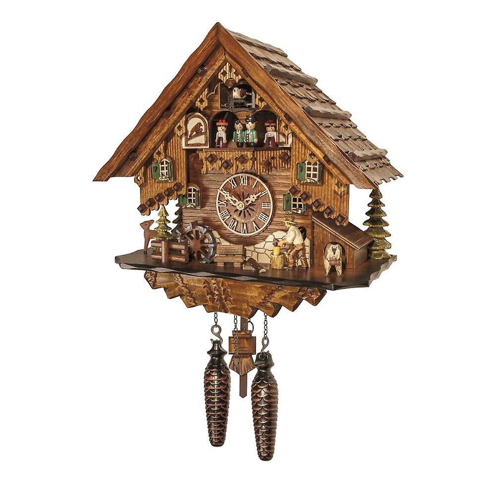 Engstler - 4681 QMT - Cuckoo clock - Quartz - Walnut
