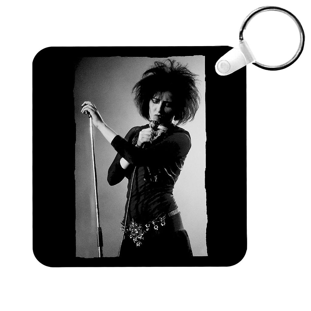 Souxsie Sioux Live Black And White Key Ring