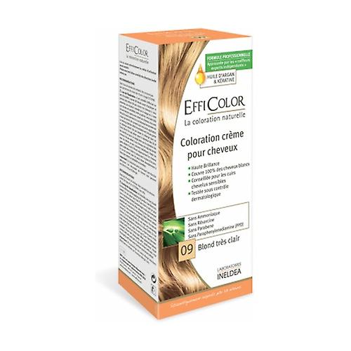 Efficolor Extra Light Blonde Coloring Cream (Nº09) 1 unit
