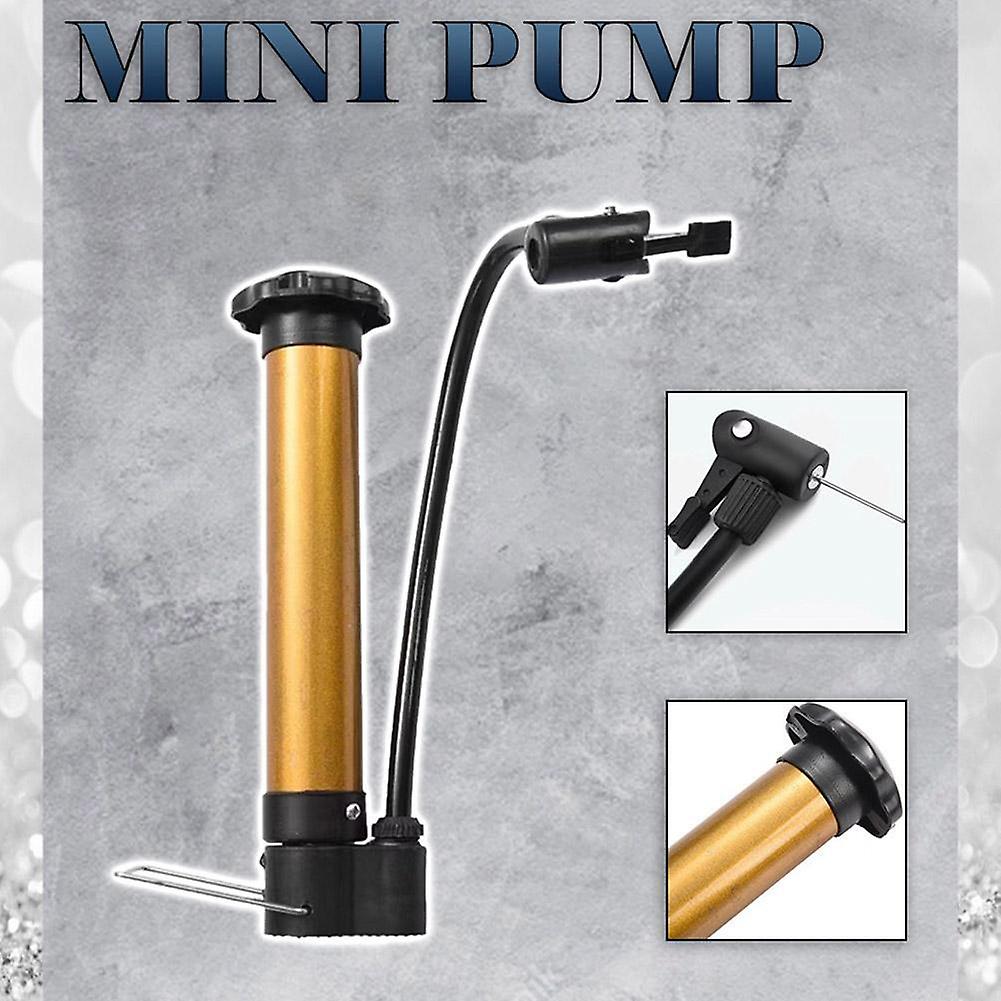 Taşınabilir Mini Pompa Mini Bisiklet Bisiklet Pompası Manuel El Hava Pompası Sarı