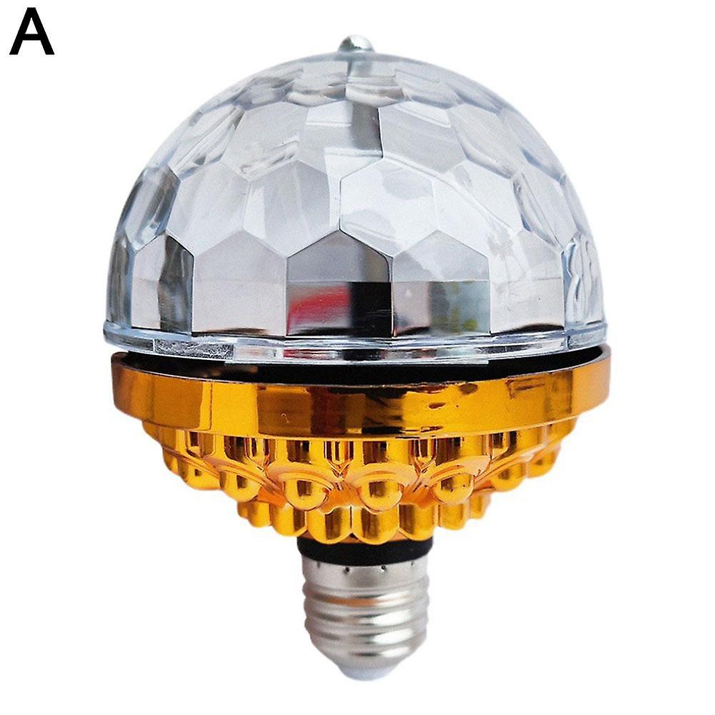 Ampoule rotative colorée, boule magique rotative, mini lampe de projection RVB pour fête