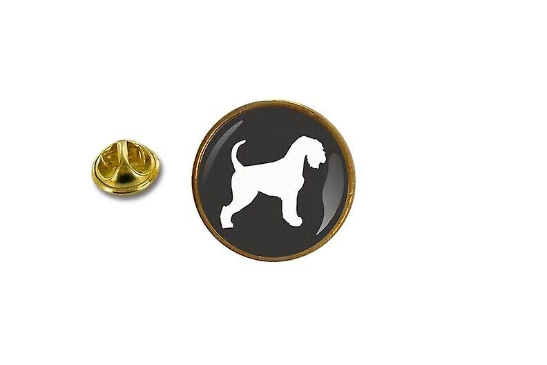 pine pine pine badge pin-apos;s metal with butterfly clamp dog schnauzer