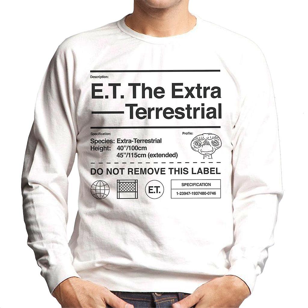 E.T. The Extra Terrestrial Specification Profile Men's Sweatshirt