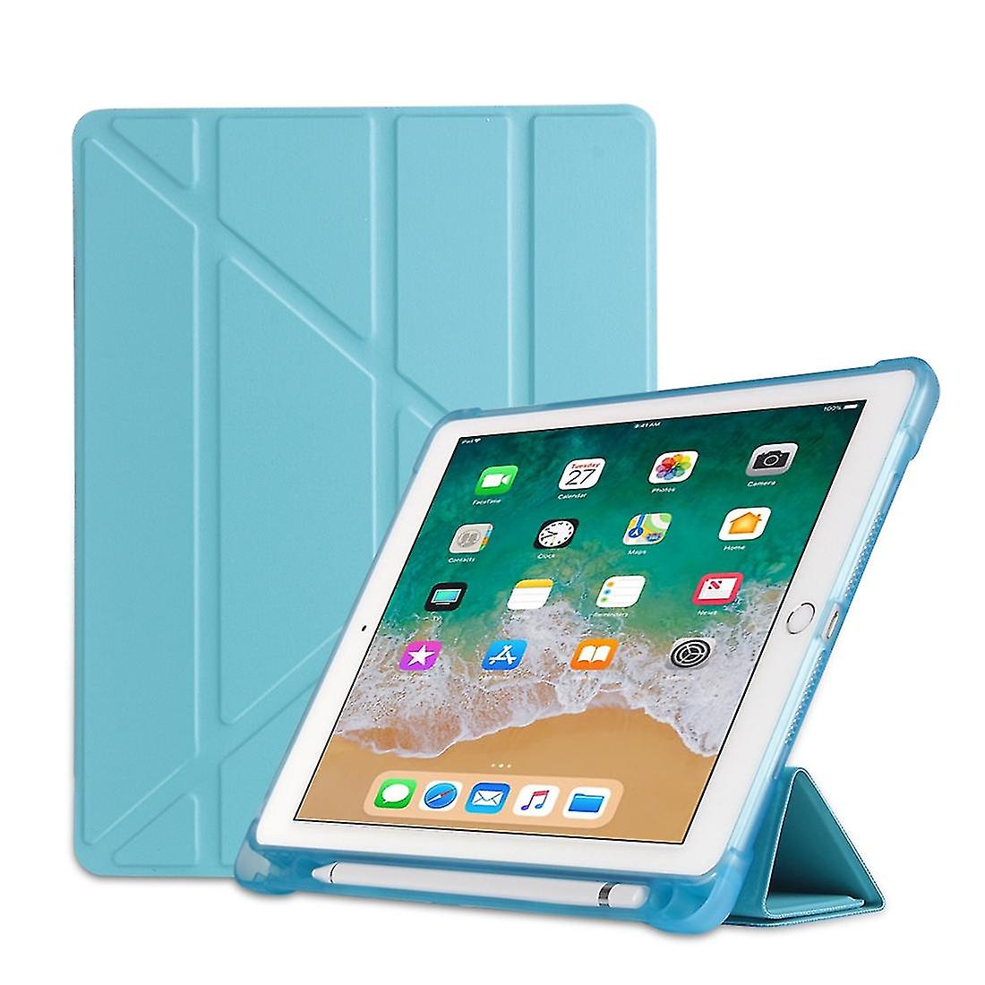 Leather Case For Ipad 9.72018&2017 Sky Blue