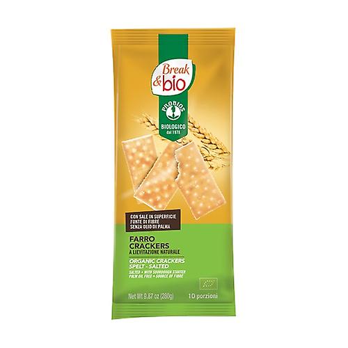 Naturally leavened wholemeal spelled crackers 280 g
