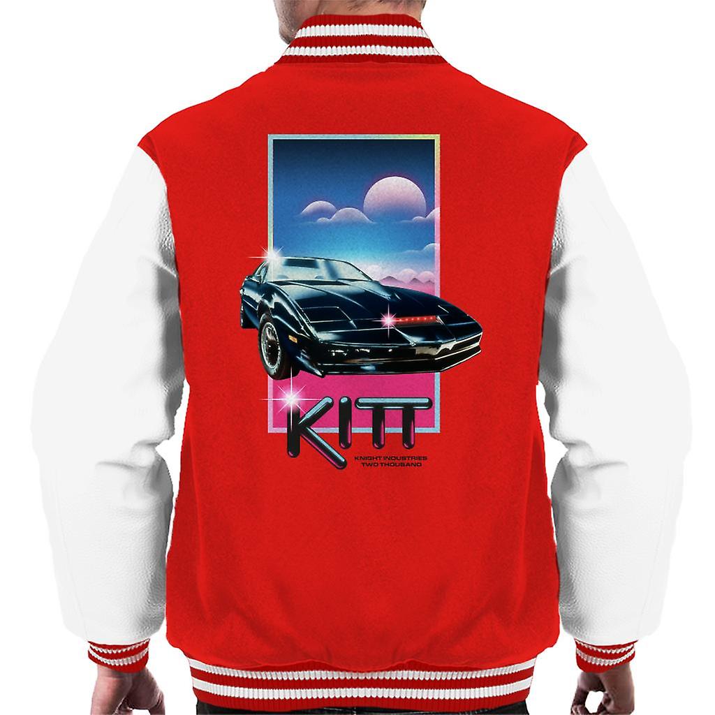 Knight Rider Knight Industries Two Thousand Men's Varsity Jacket