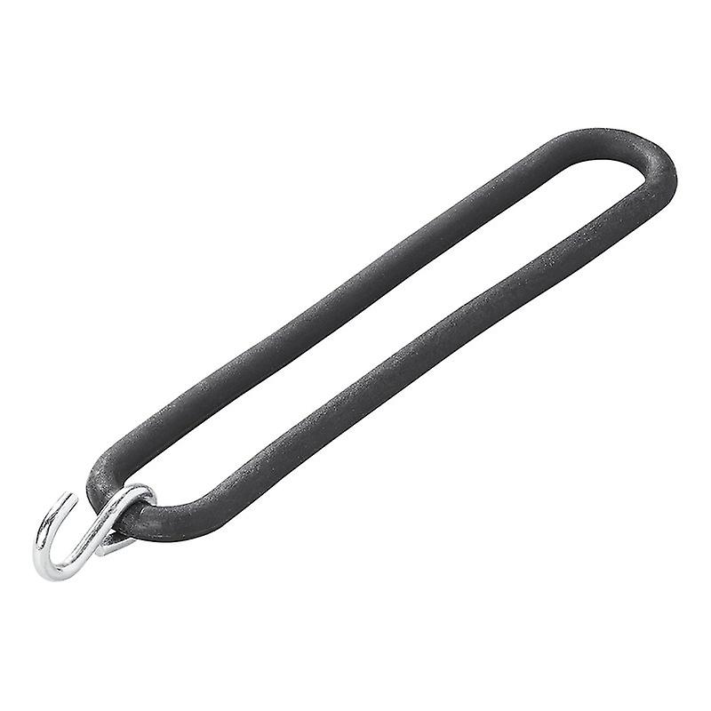 Rubber bracket 200mm with S-hook