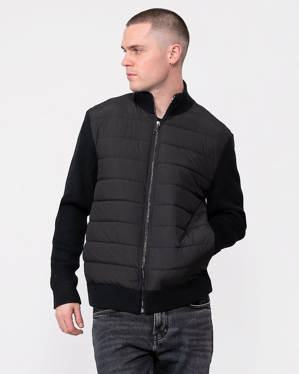 Ted Baker Ted Baker Oberan Mens Long Sleeve Quilted Funnel Neck