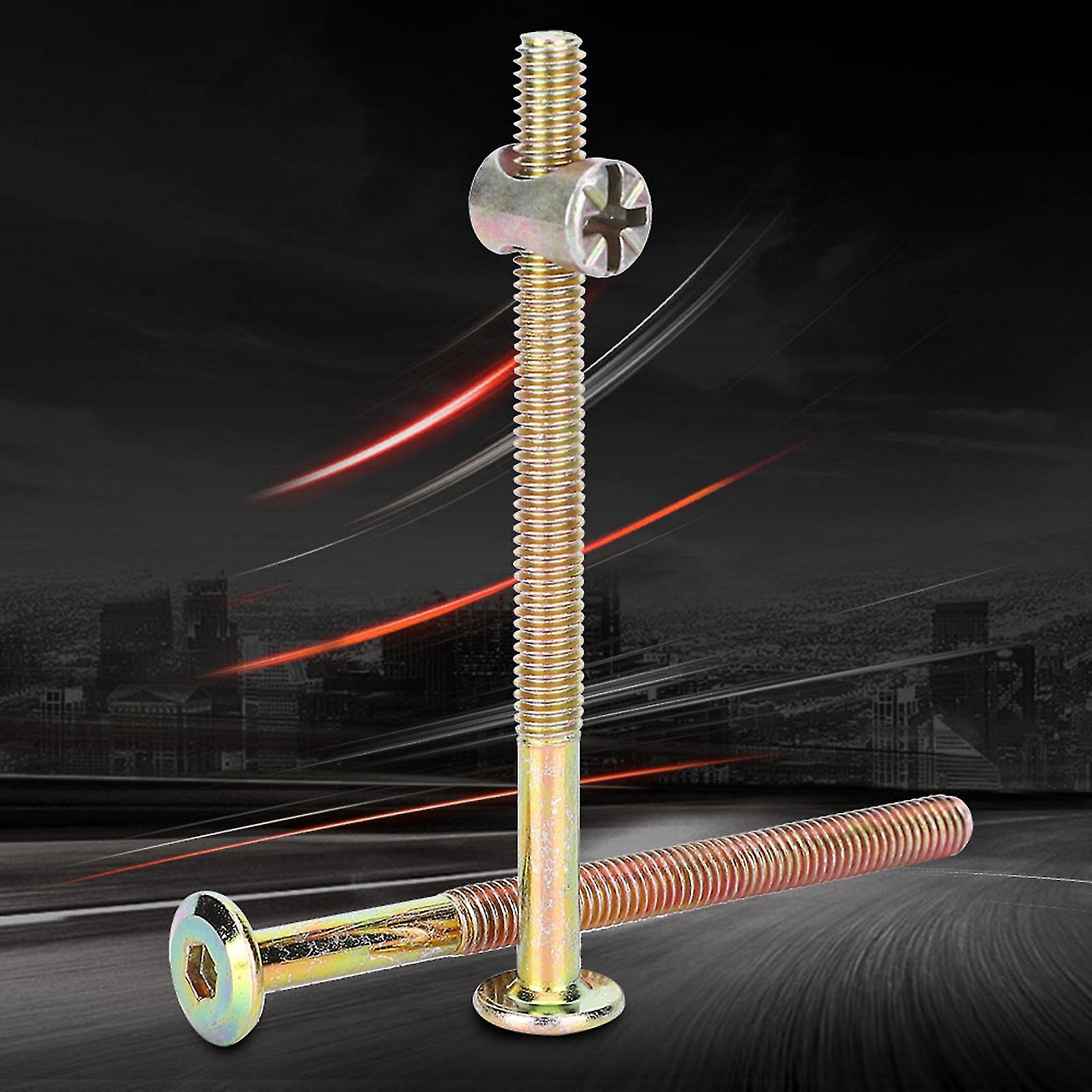 Furniture Hexagon Socket Button Head Screws Bolts With Nuts (90mm)