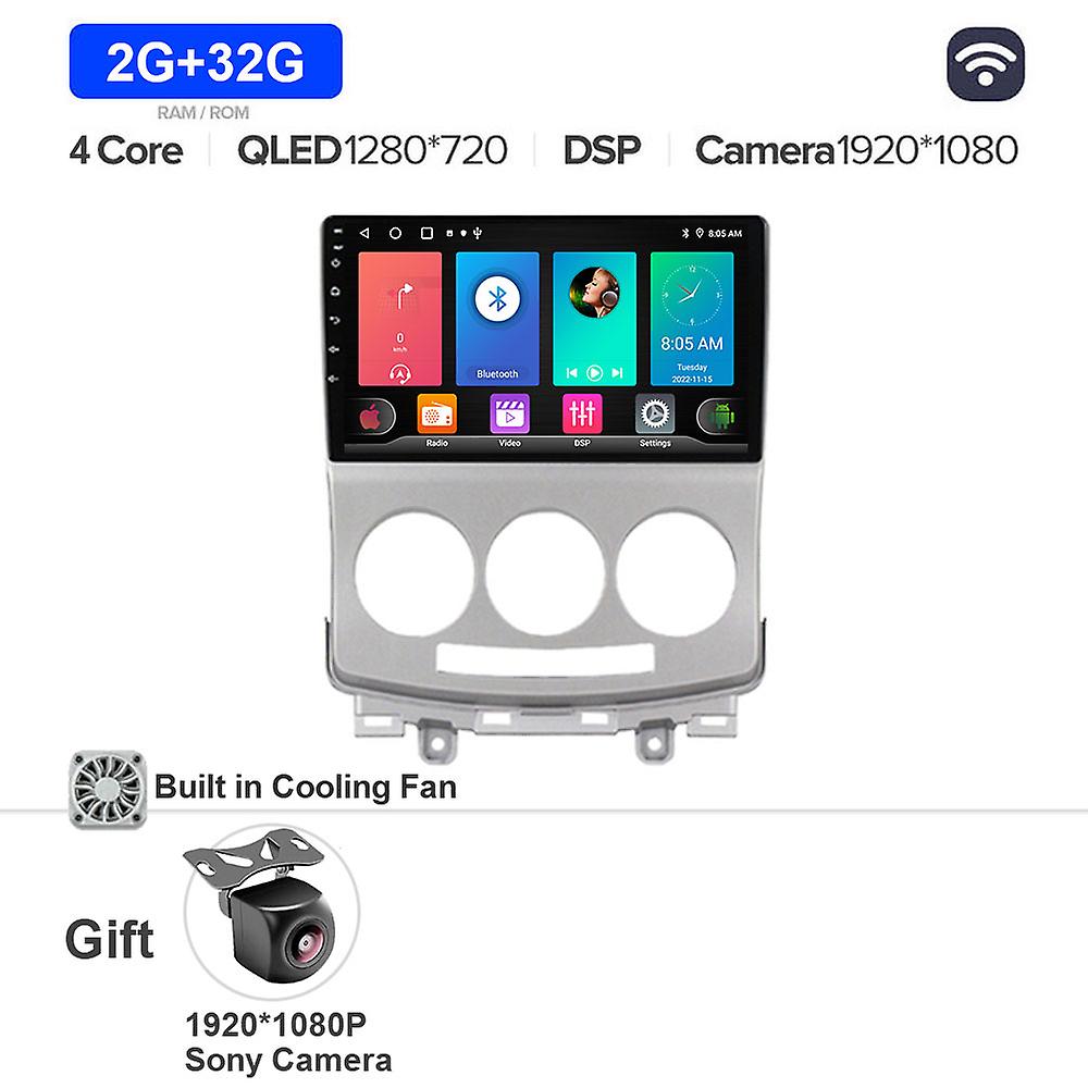 For Mazda 5 2005 2006 2007 2008 - 2010 Car Radio Multimedia Stereo Video Player Navigation Gps Android 13 Head Unit No 2 Din Dvd
