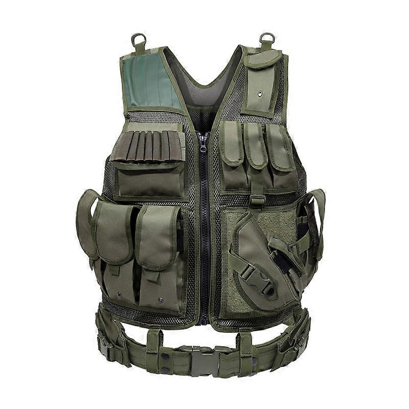 Utomhus Äventyrsutrustning Kamouflage Taktisk Väst Amfibisk Vildmark Äventyrsväst Cs Multi-purpose Vest