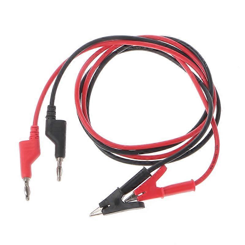 Banana Plug To Crocodile Alligator Clip Test Probe