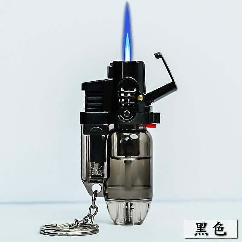 Mini perspective warehouse direct small welding gun inflatable lighter high quality windproof lighter