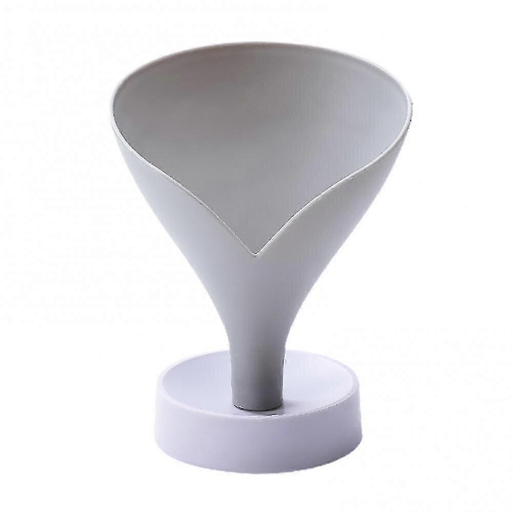 plastic funnel chopstick drain rack fruit vegetable strainer shelf