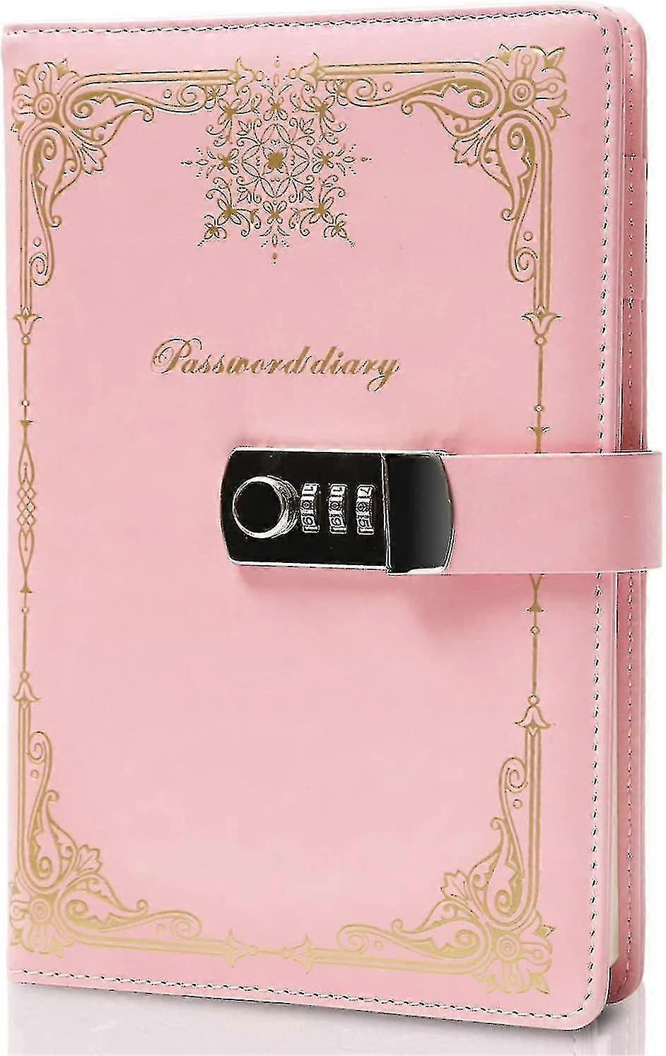 Diary-with-lock For Girls, Diary With Combination Lock For Women, Journal With Lock, Locked Diary For Boys Gift