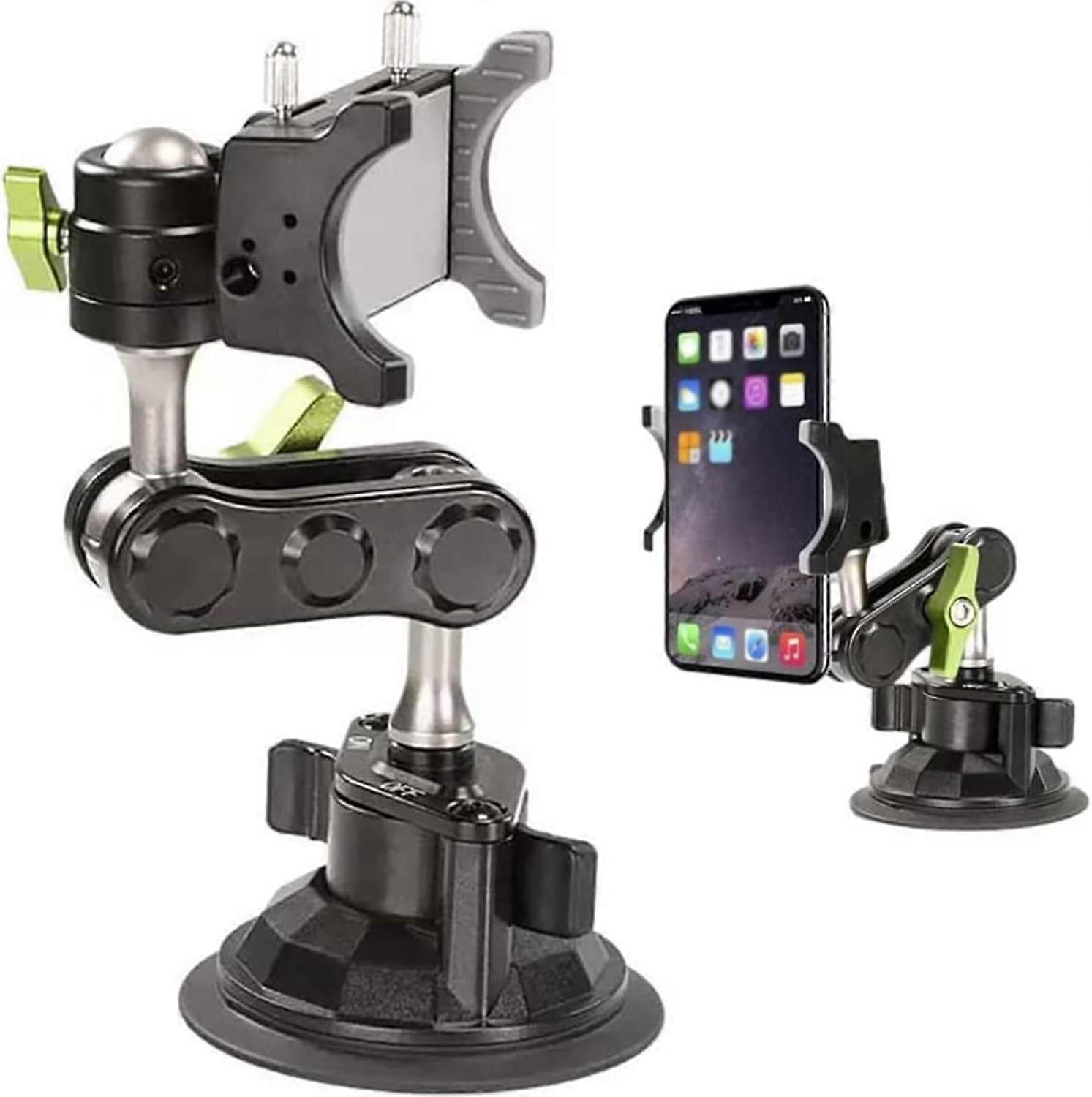 Linjou Support de téléphone de voiture rotatif à 360 degrés pour tableau de bord de voiture Windshi