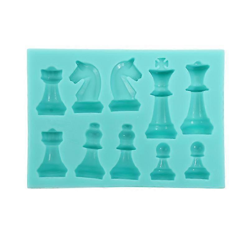 cake mold silicone baking mold chess shape cake mold baking tool random color