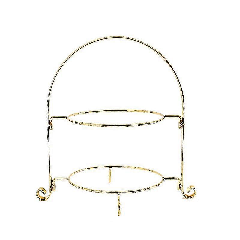 European Style Fruit Plates Display Stand Two-Layer Dessert Cake Rack Party Pastry Holder