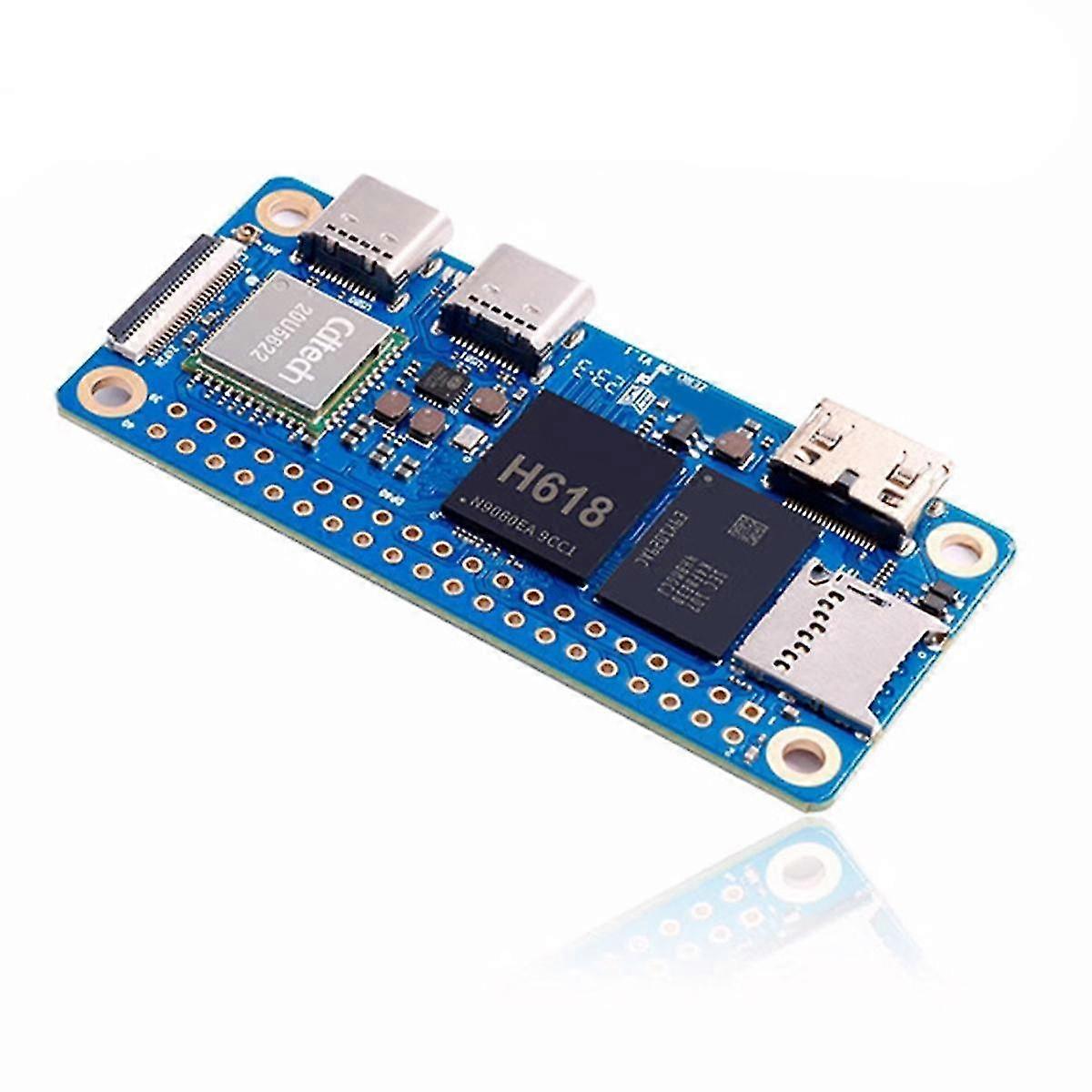 Für Zero 2w Entwicklungsboard 1,5g Ram + Kühlkörper + Gehäuse Ddr4 Mini-PC H618 Wifi5 Bluetooth5.0 Unterstützung 4k 60fps