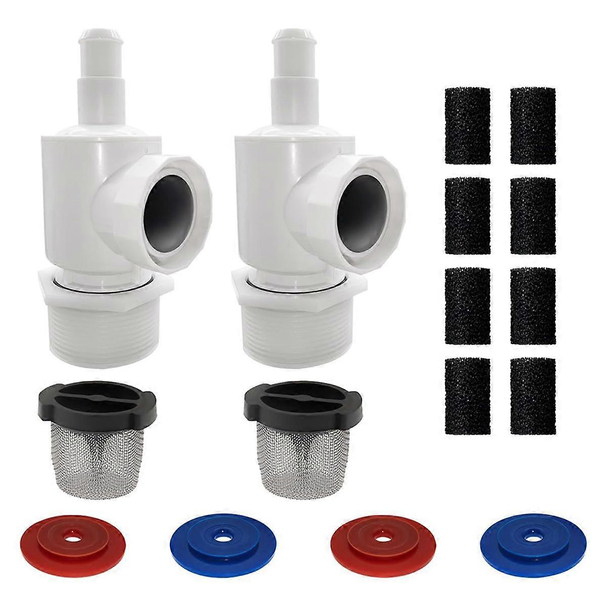9-100-9001 Compatible for Pool Cleaner Parts, Pool Cleaner Universal Wall Fitting Connector Assembl
