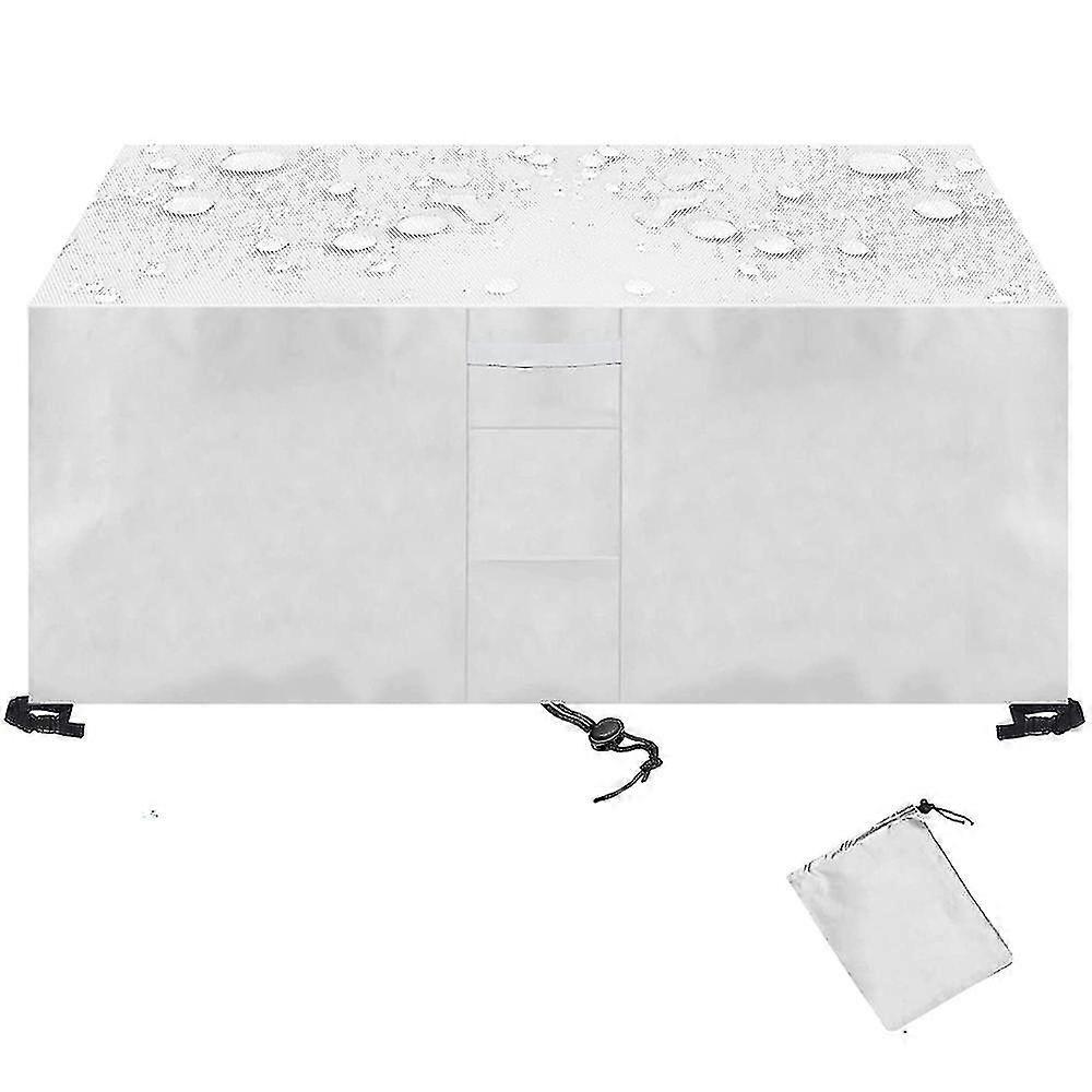 58 misure 420d coperture impermeabili per mobili da giardino in Oxford per esterni, argento