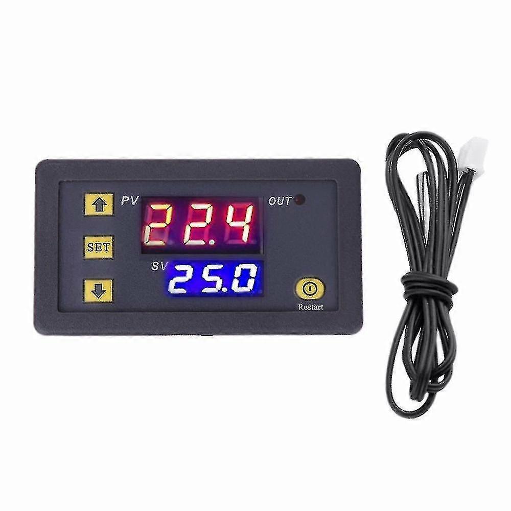 W3230 Temperature Controller Thermostat Dual Led Digital Temperature Regulator Detector Temp Meter Heat Cooler