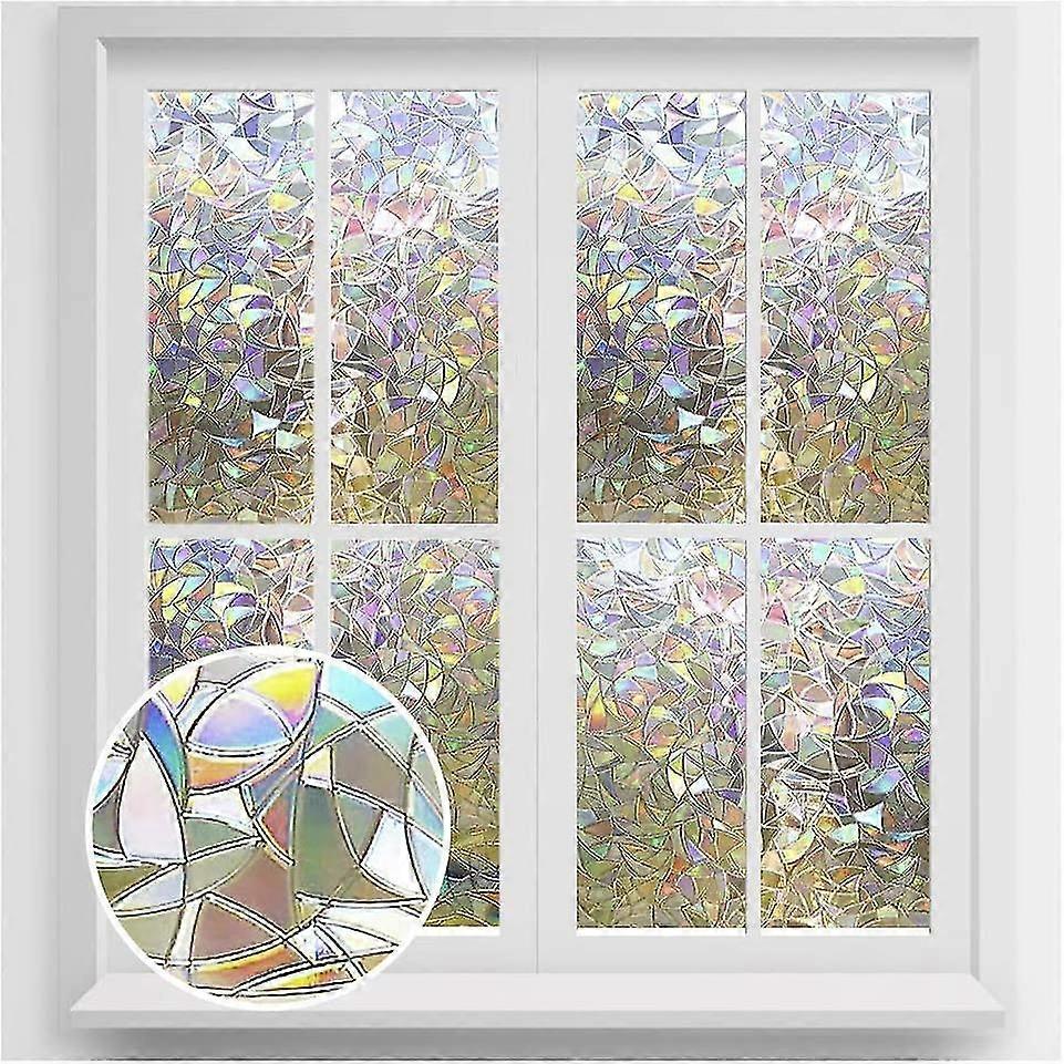 Glueless 3d Rainbow Window Film