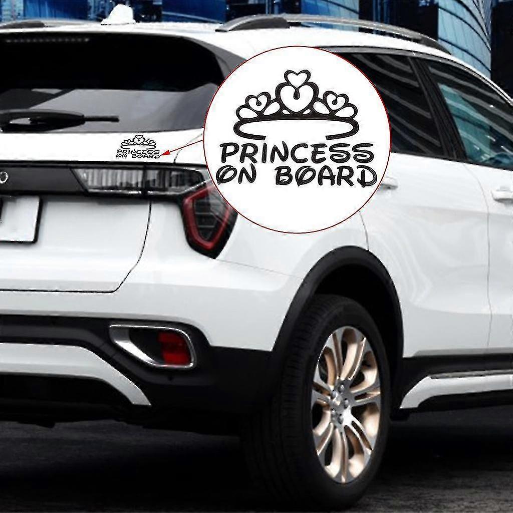 Car Styling Princess On Board Stickers Decals Auto Door Body Window Decoration