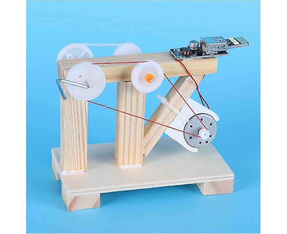 Dynamo Toy Experimental DIY Wood Stem Invention Science Physic Educational Generator for Kids