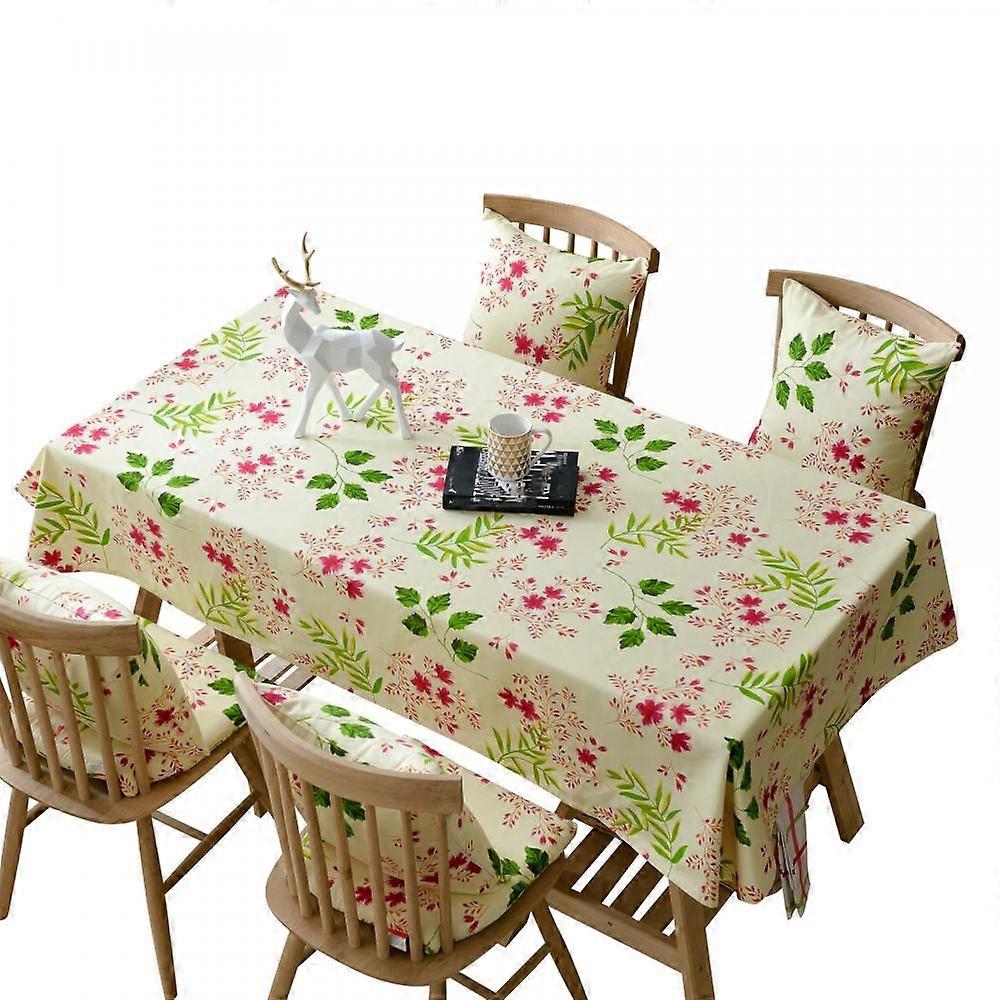 Tablecloths,Decorative Daisy Floral Print Rectangle Tablecloth Waterproof Rectangular Table Cloth Wrinkle Free and Stain Resistant Tablecloths for Par