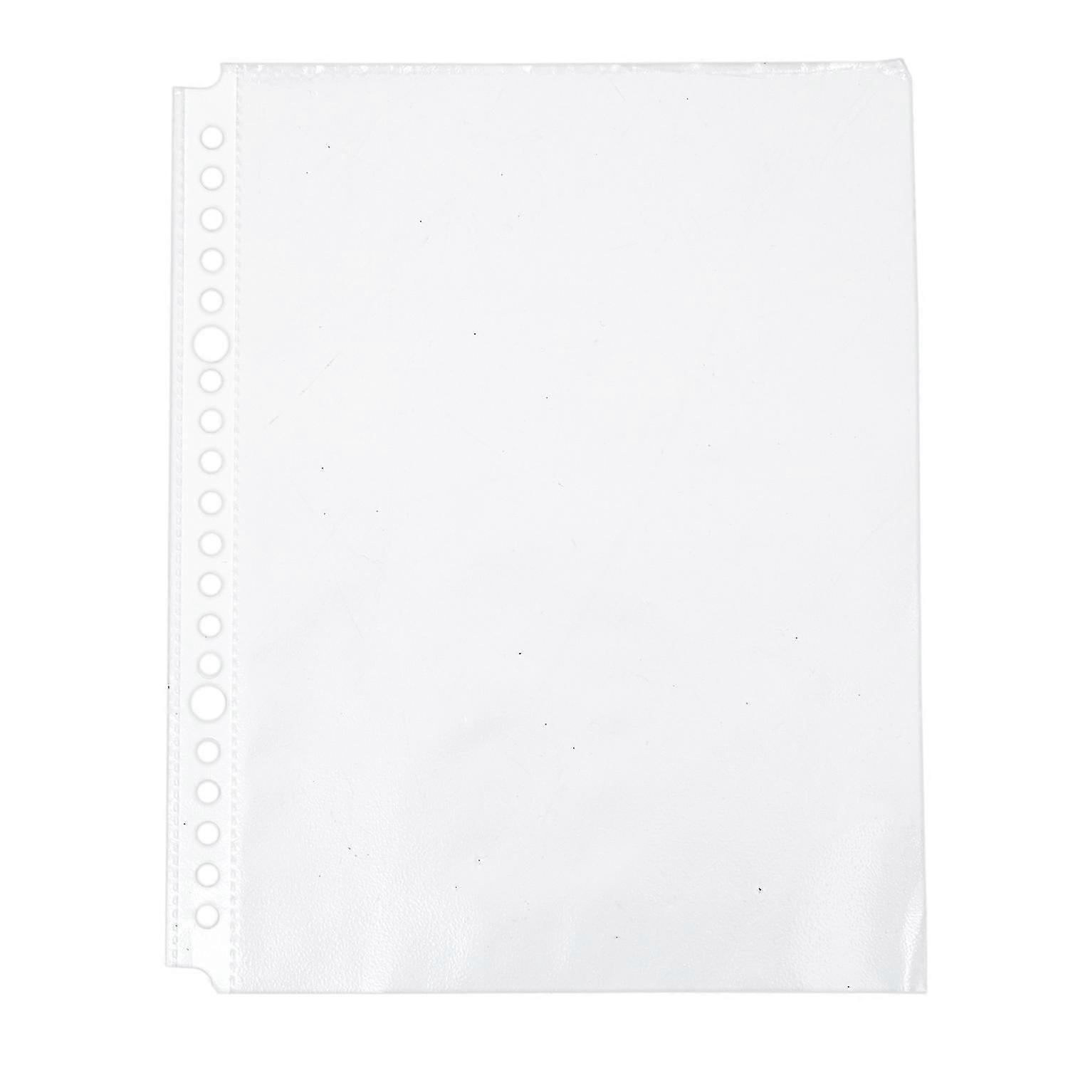 Pack Of 200 A5 Clear Punched Pockets - Plastic Folders