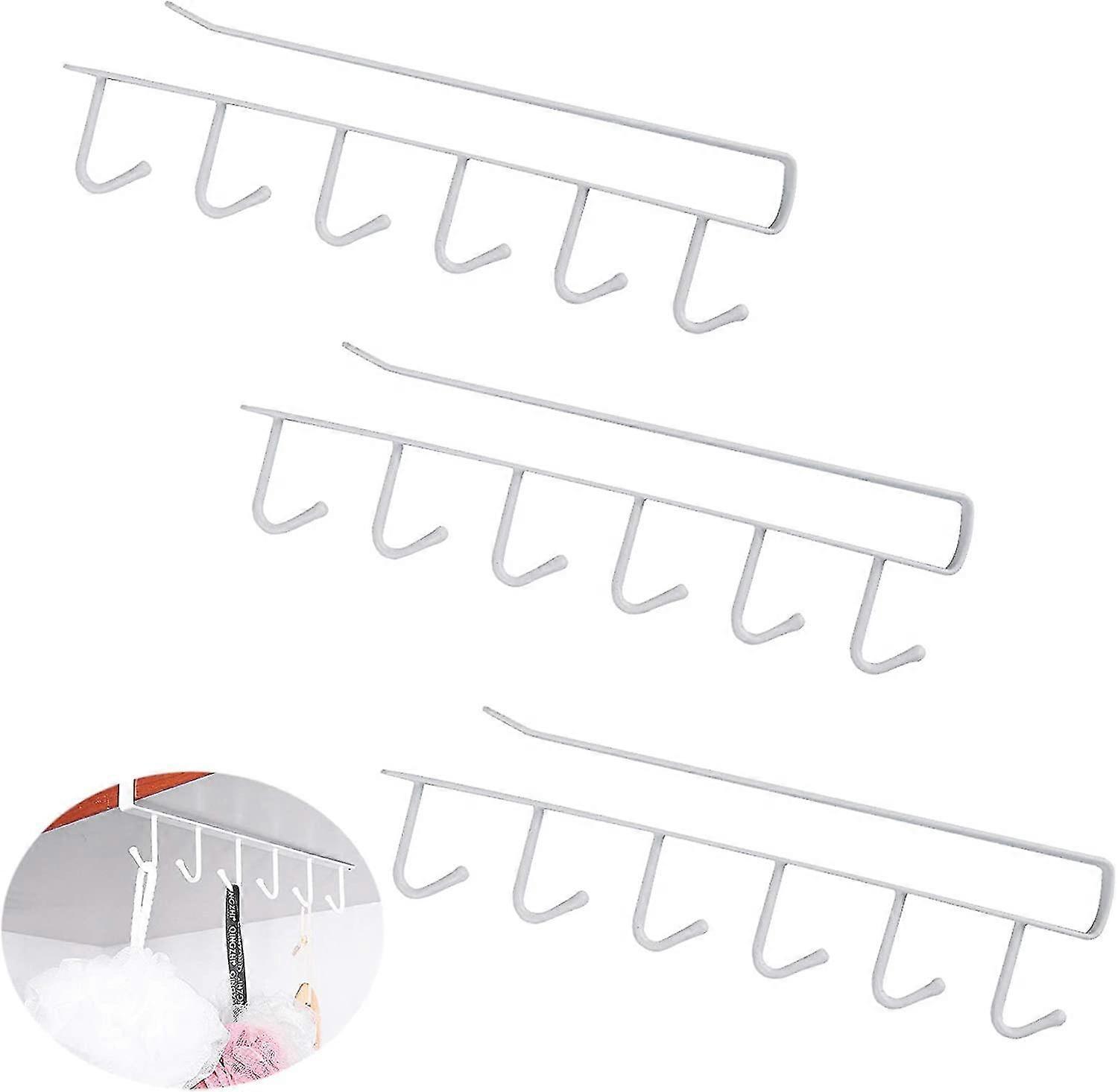 Under Cabinet With Heilwiy Rustproof Hooks Tumbler Cups Wine Glasses Storage Hooks Under