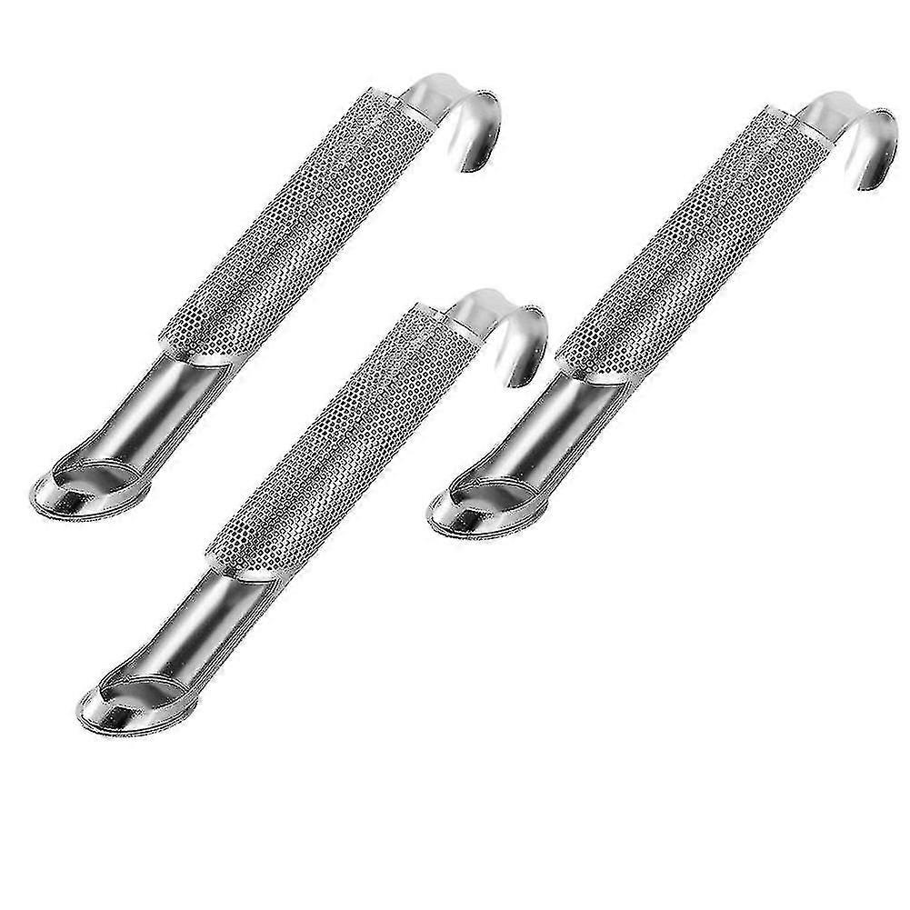 Stainless Steel Tea Strainer,pipe Tea Strainer For Tea Leavessilver3pcs